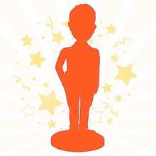 将图片加载到图库查看器,Custom Bobbleheads From Photos for One Person
