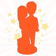 将图片加载到图库查看器,Custom Bobbleheads From Photos for Couples